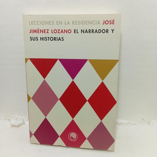 Portada del libro de EL NARRADOR Y SUS HISTORIAS.