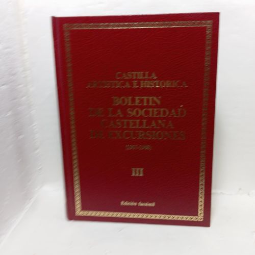 BOLETÍN DE LA SOCIEDAD CASTELLANA DE EXCURSIONES (1907-1908)