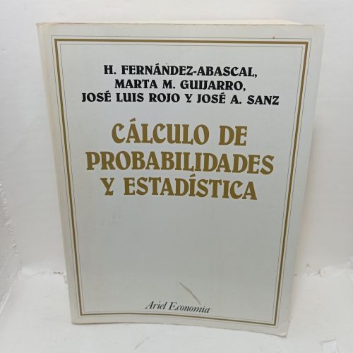CÁLCULO DE PROBABILIDADES Y ESTADÍSTICA