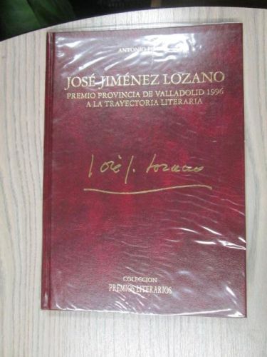 Portada del libro de JOSÉ JIMÉNEZ LOZANO. COLECCIOON PREMIOS LITERARIOS.