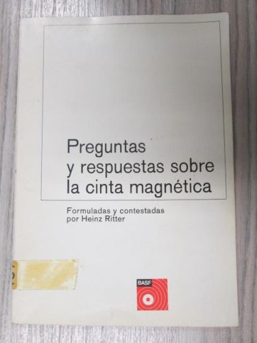 Portada del libro de PREGUNTAS Y RESPUESTAS SOBRE LA CINTA MAGNÉTICA