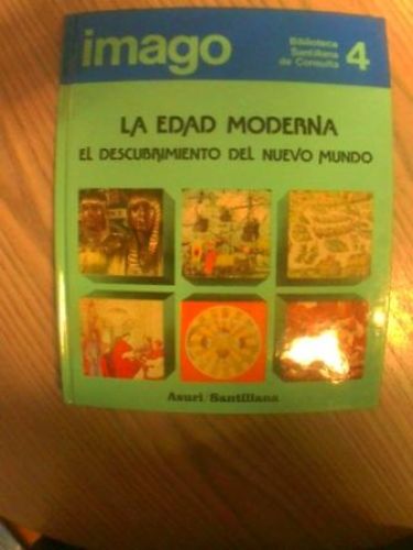 Portada del libro de BIBLIOTECA SANTILLANA DE CONSULTA: LA EDAD MODERNA. ELÑ DESCUBRIMIENTO DEL NUEVO MUNDO