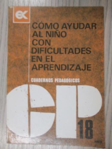 Portada del libro de COMO AYUDAR AL NIÑO CON DIFICULTADES EN EL APRENDIZAJE