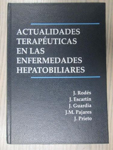 Portada del libro de ACTUALIDADES TERAPÉUTICAS EN LAS ENFERMEDADES HEPATOBILIARES