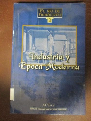 Portada del libro de INDUSTRIA Y ÉPOCA MODERNA
