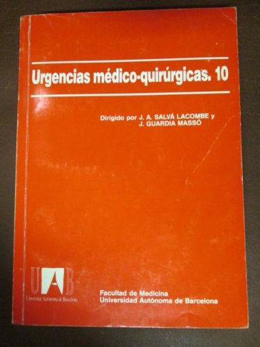 Portada del libro de URGENCIAS MÉDICO- QUIRÚRGICAS. 10