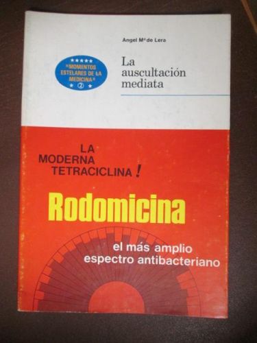 Portada del libro de LA AUSCULTACIÓN MEDIATA. RODOMICINA