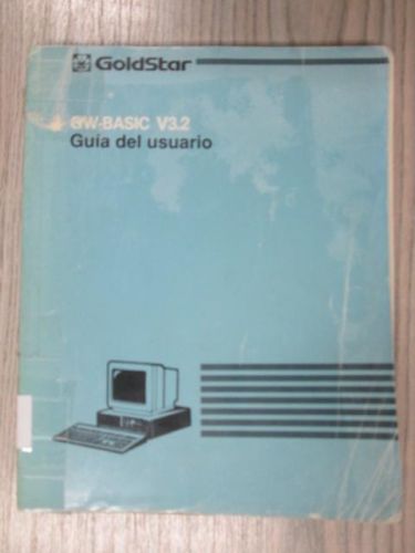 Portada del libro de GW-BASIC V3.2 GUÍA DEL USUARIO