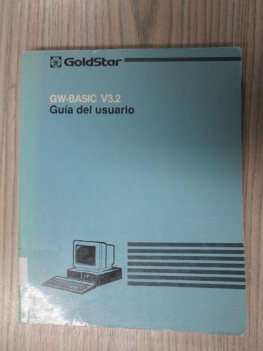 Portada del libro de GW-BASIC V3.2 GUÍA DEL USUARIO