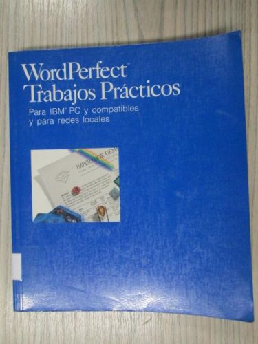 Portada del libro de WORD PERFECT. TRABAJOS PRÁCTICOS