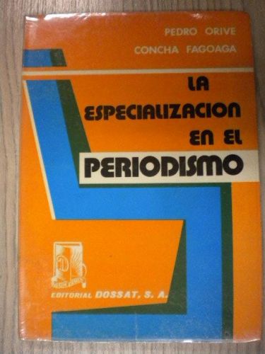 Portada del libro de LA ESPECIALIZACIÓN EN EL PERIODISMO