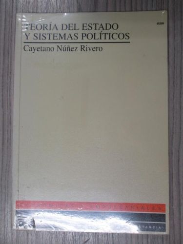 Portada del libro de TEORIA DEL ESTADO Y SISTEMAS POLÍTICOS.