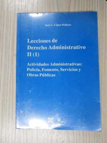 Portada del libro de LECCIONES DE DERECHO ADMINISTRATIVO II TOMO 1 Y 2