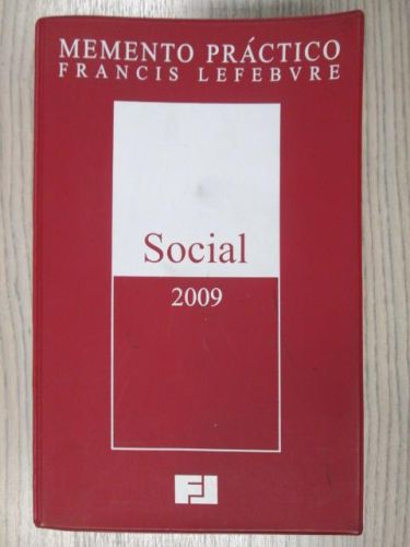 Portada del libro de MEMENTO PRÁCTICO. SOCIAL 2009
