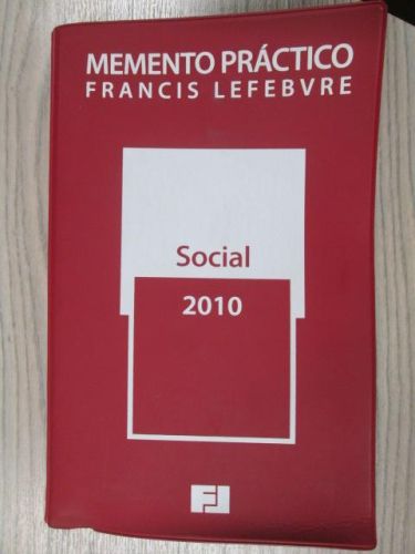 Portada del libro de MEMENTO PRÁCTICO. SOCIAL 2010