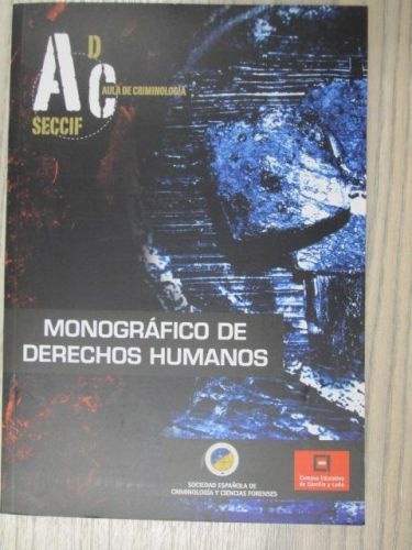 Portada del libro de MONOGRÁFICO DE DERECHOS HUMANOS. AULA DE CRIMINOLOGÍA SECCIF