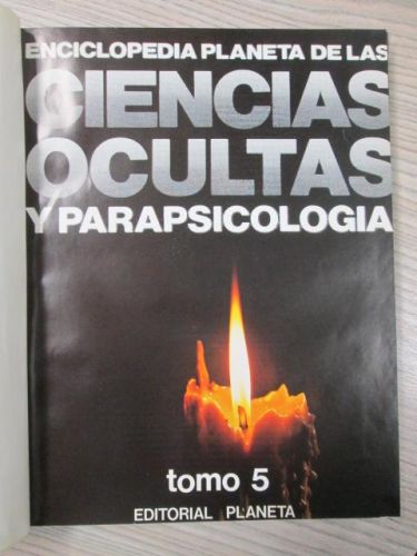 Portada del libro de ENCICLOPEDIA DE LAS CIENCIAS OCULTAS Y PARAPSICOLOGÍA. DICCIONARIO DEL OCULTISMO. TOMO V