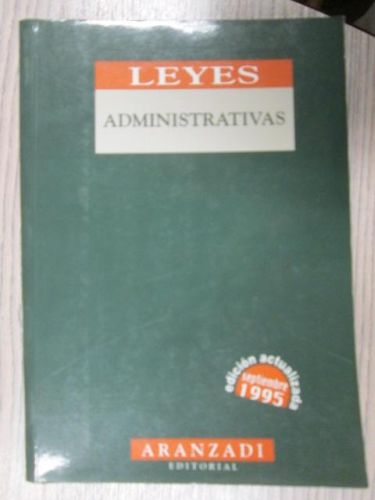 Portada del libro de LEYES ADMINISTRATIVAS