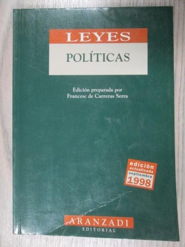 Portada del libro de LEYES POLÍTICAS