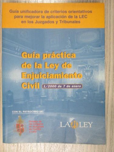 Portada del libro de GUÍA PRÁCTICA DE LA LEY DE ENJUICIAMIENTO CIVIL 1/2000 de 7 de enero