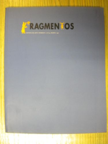 Portada del libro de FRAGMENTOS. REVISTA DE ARTE.NÚMERO 17-18-19