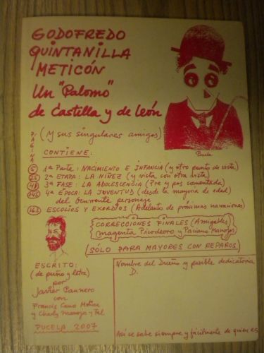 Portada del libro de GODOFREDO QUINTANILLA METICÓN. UN PALOMO DE CASTILLA Y DE LEÓN