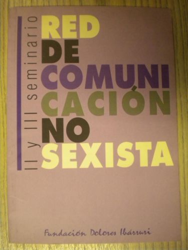 Portada del libro de RED DE COMUNICACIÓN NO SEXISTA