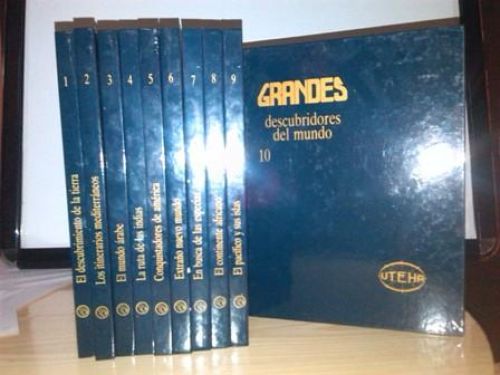 Portada del libro de GRANDES DESCUBRIDORES DEL MUNDO. 10 TOMOS