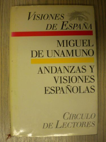 Portada del libro de ANDANZAS Y VISIONES ESPAÑOLAS