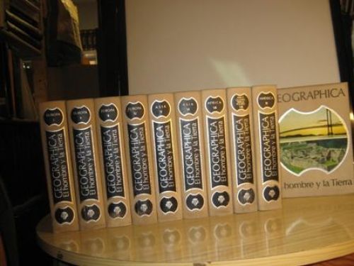 Portada del libro de GEOGRAPHICA. EL HOMBRE Y LA TIERRA. 10 TOMOS