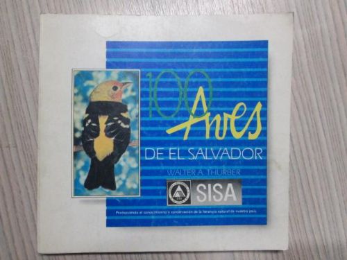 Portada del libro de 100 AVES DE EL SALVADOR