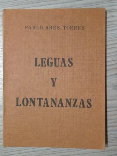 Portada del libro de LEGUAS Y LONTANANZAS