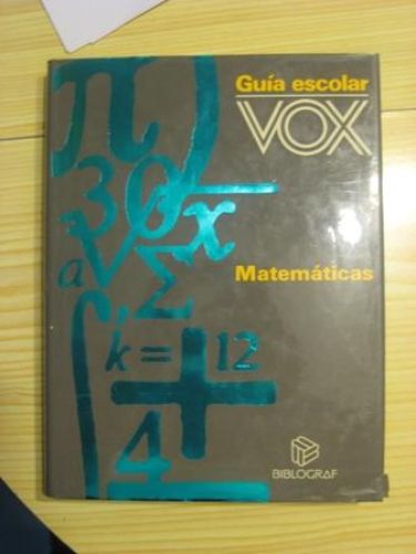 Portada del libro de GUÍA ESCOLAR: MATEMÁTICAS