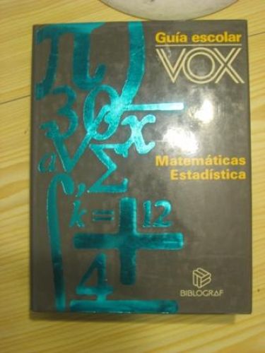 Portada del libro de GUÍA ESCOLAR: MATEMÁTICAS. ESTADÍSTICA