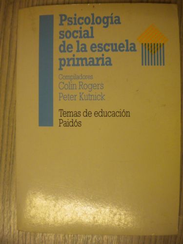 Portada del libro de PSICOLOGÍA SOCIAL DE LA ESCUELA PRIMARIA
