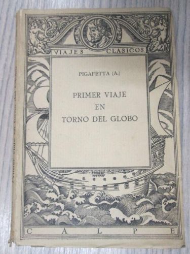 Portada del libro de PRIMER VIAJE EN TORNO DEL GLOBO