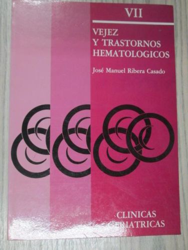 Portada del libro de VEJEZ Y TRASTORNOS HEMATOLOGICOS