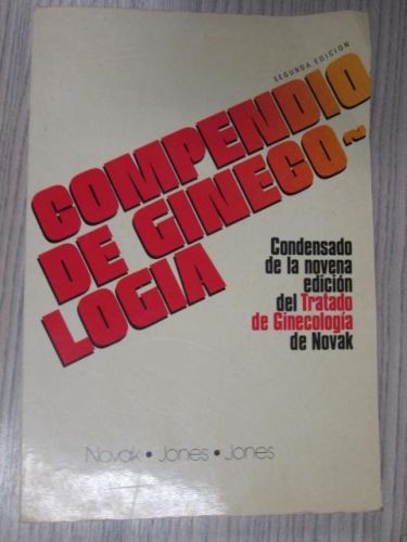 Portada del libro de COMPENDIO DE GINECOLOGIA