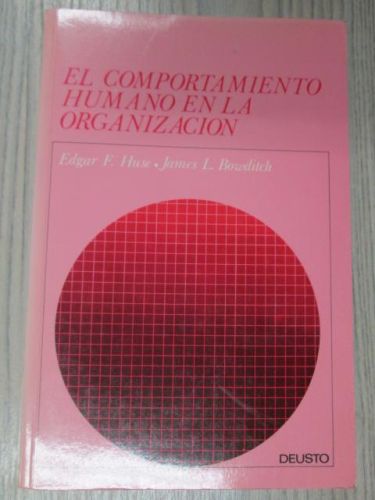 Portada del libro de EL COMPORTAMIENTO HUMANO EN LA ORGANIZACION
