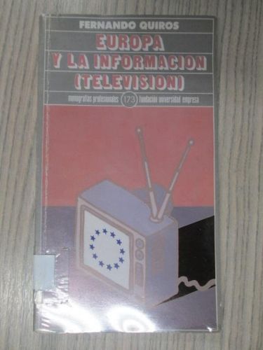 Portada del libro de EUROPA Y LA INFORMACIÓN (TELEVISIÓN)