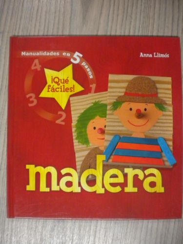 Portada del libro de MADERA. MANUALIDADES EN 5 PASOS