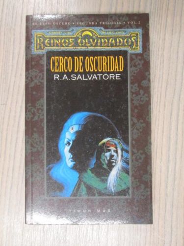 Portada del libro de CERCO DE OSCURIDAD- EL ELFO OSCURO, SEGUNDA TRILOGÍA, VOL.2