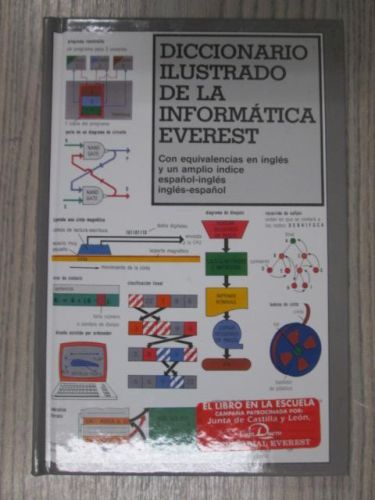 Portada del libro de DICCIONARIO ILUSTRADO DE LA INFORMÁTICA. Con equivalencias en inglés y una aplio índice español-inglés,...