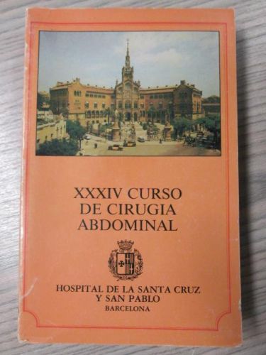Portada del libro de XXXIV CURSO DE CIRUGIA ABDOMINAL