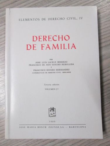 Portada del libro de DERECHO DE FAMILIA VOLUMEN 2