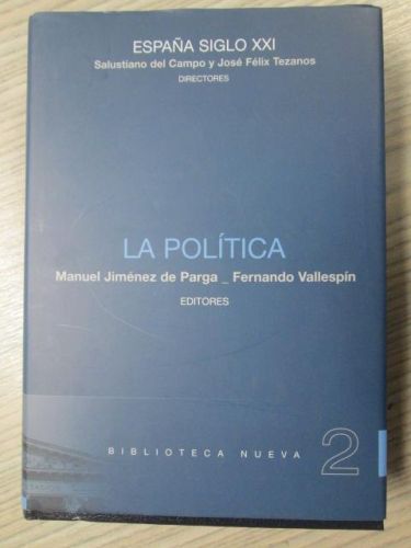 Portada del libro de ESPAÑA SIGLO XXI. VOL.2 LA POLÍTICA