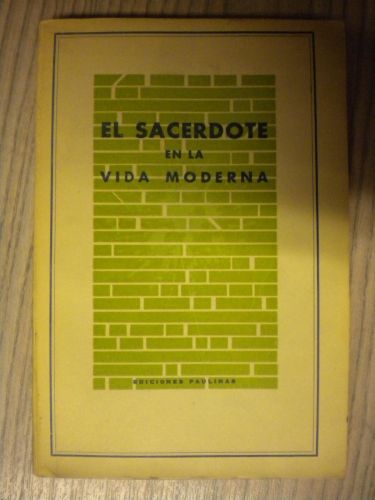 Portada del libro de EL SACERDOTE EN LA VIDA MODERNA