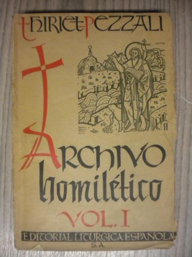 Portada del libro de ARCHIVO HOMILETICO VOL.1