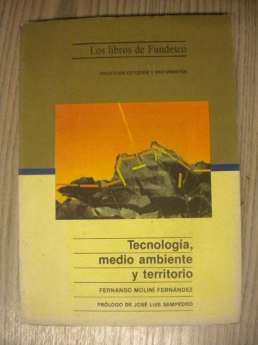 Portada del libro de TECNOLOGÍA, MEDIO AMBIENTE Y TERRITORIO.