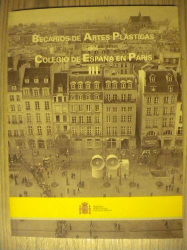 Portada del libro de BECARIOS DE ARTES PLÁSTICAS DEL COLEGIO DE ESPAÑA EN PARIS III